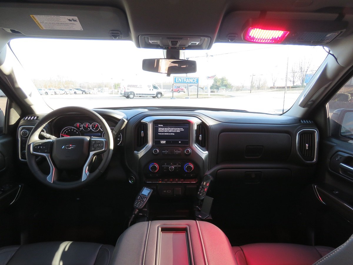 2019 Chevrolet Silverado 1500 with Police Upfit Interior Black